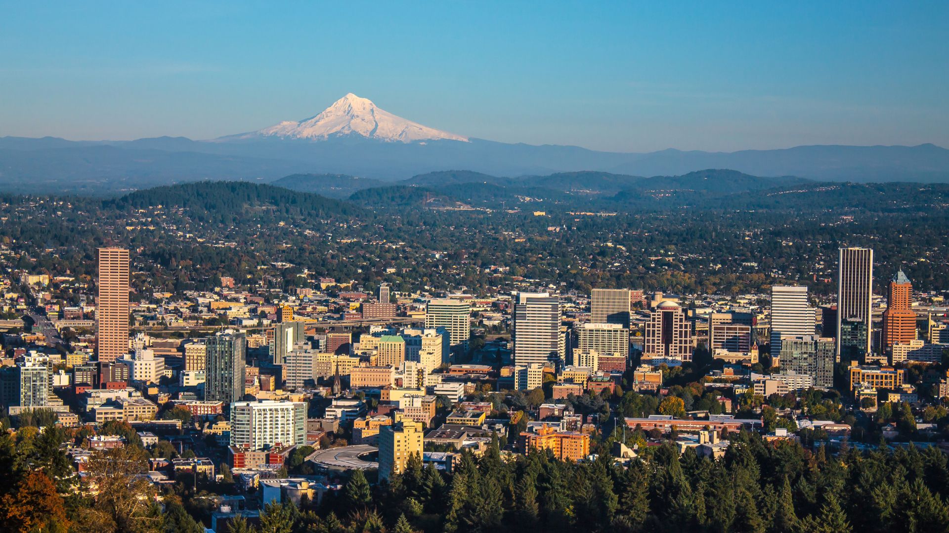 Pacific Northwest view in retirment