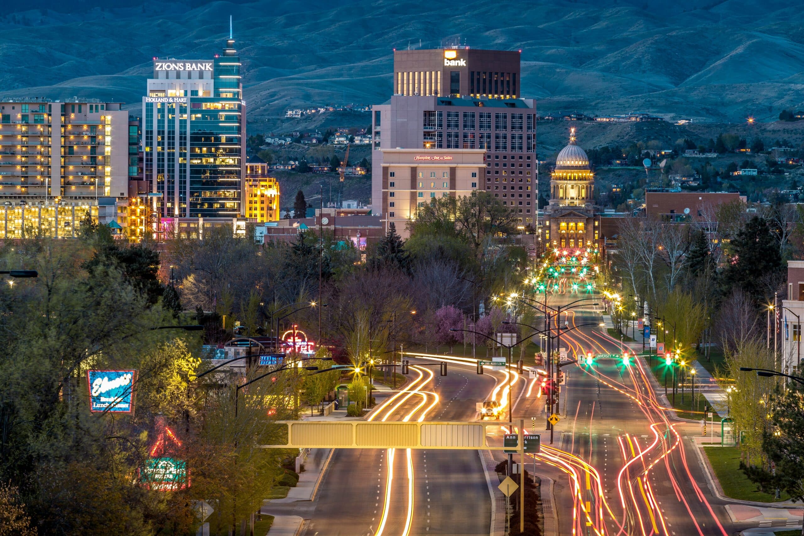Boise city skyline