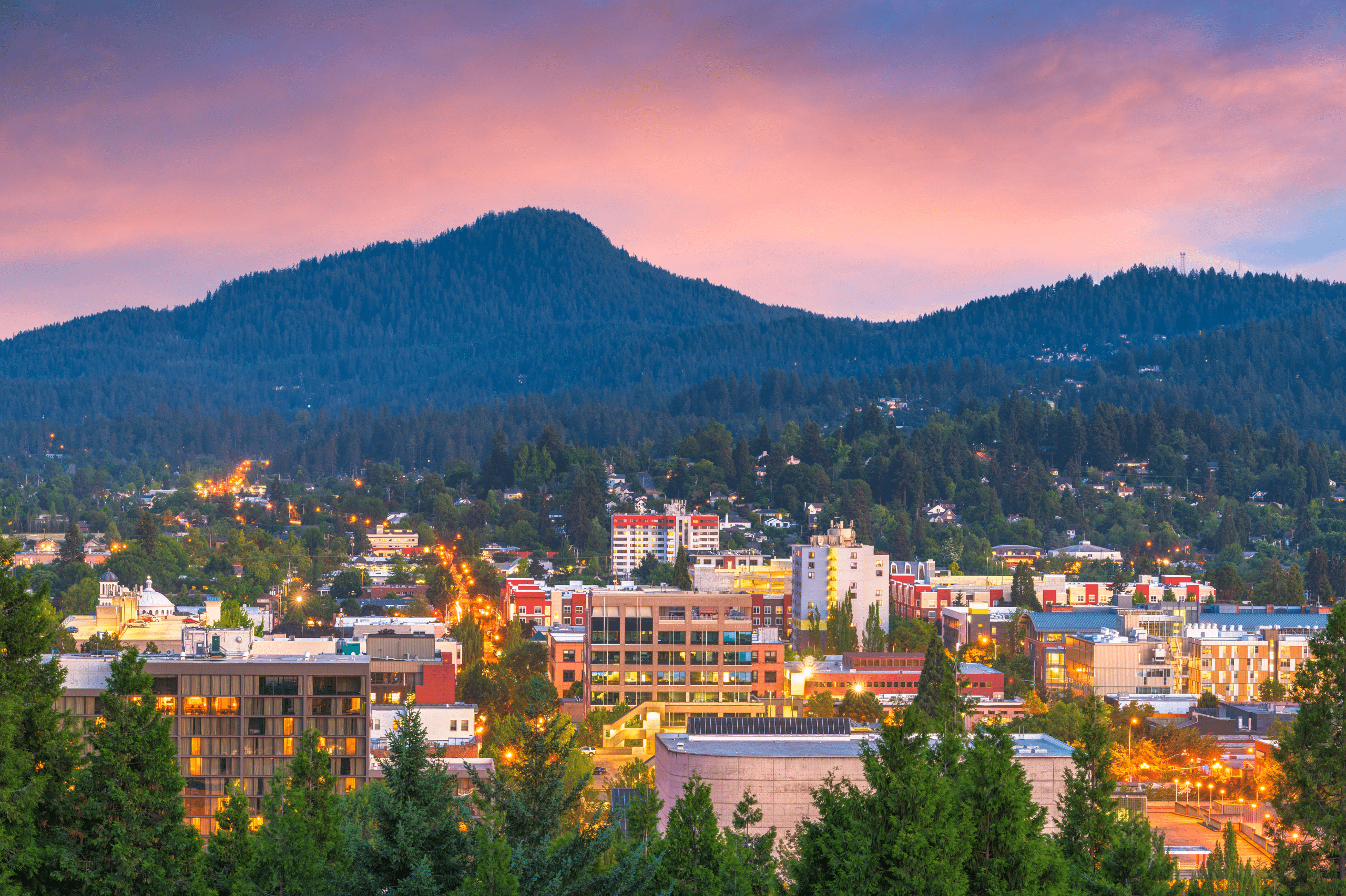 Eugene, Oregon skyline
